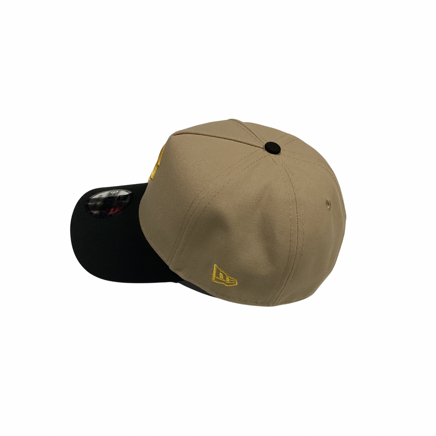 New Era 9FORTY SnapBack Hat - Tan & Black Pirates
