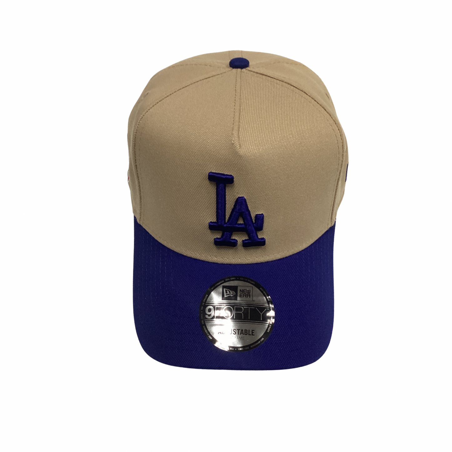 New Era 9FORTY SnapBack Hat - Tan & Blue LA