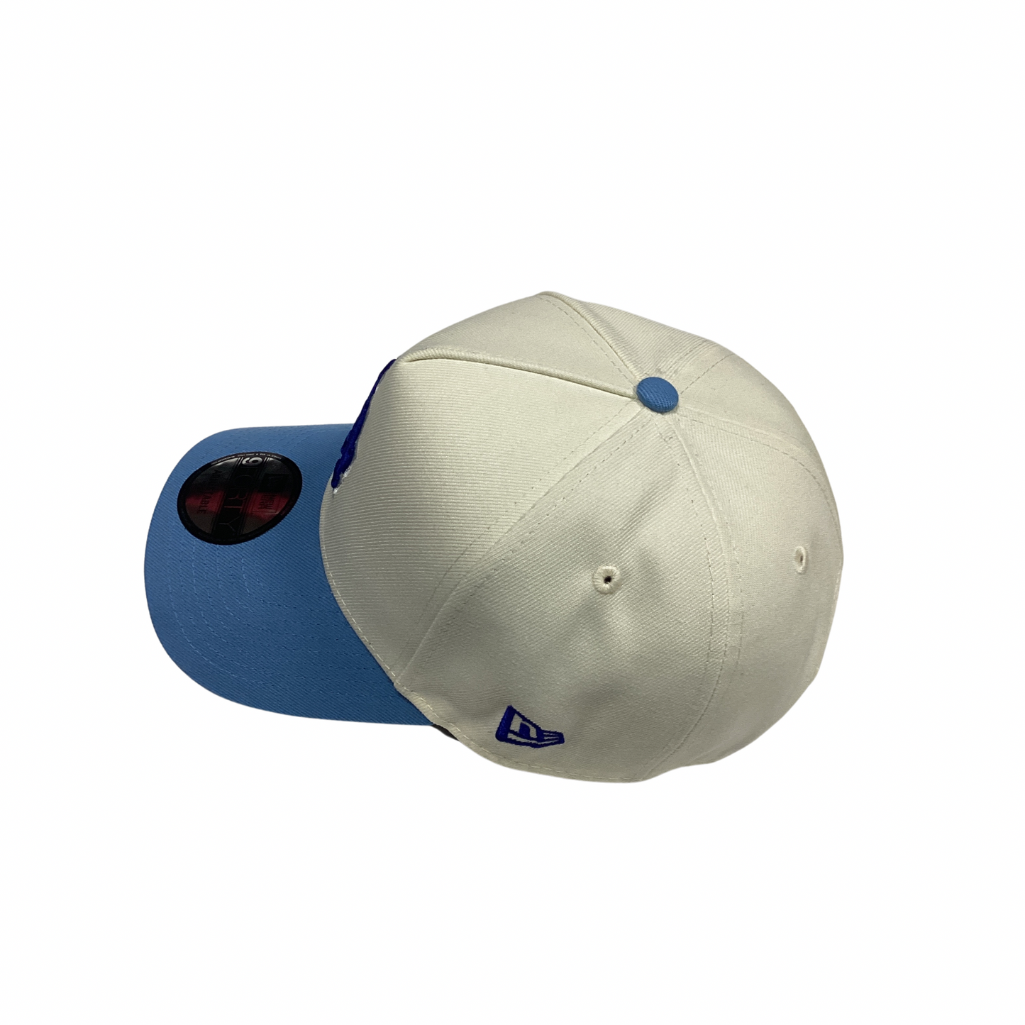 New Era 9FORTY SnapBack Hat - Cream & Blue LA