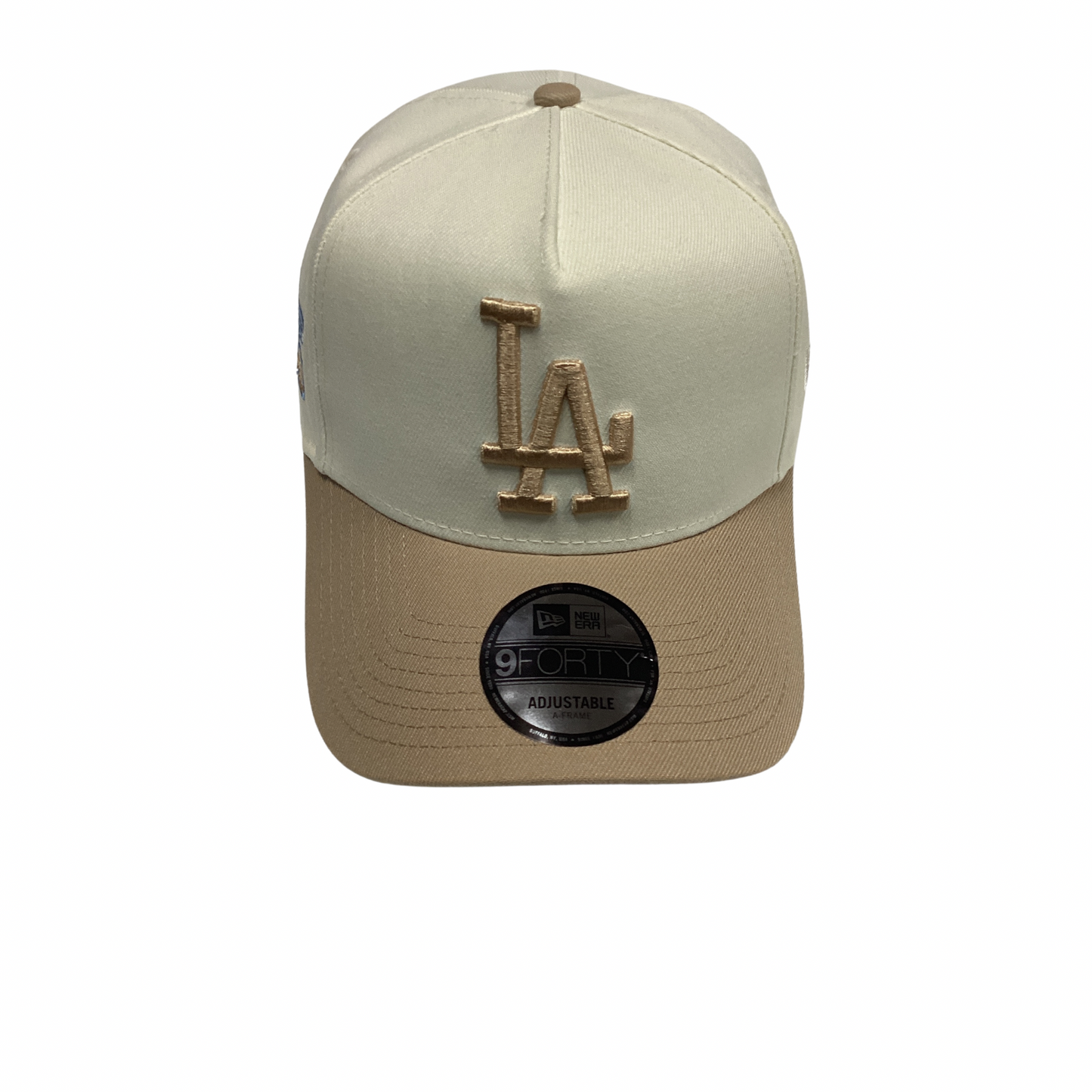 New Era 9FORTY SnapBack Hat - Cream & Gold LA