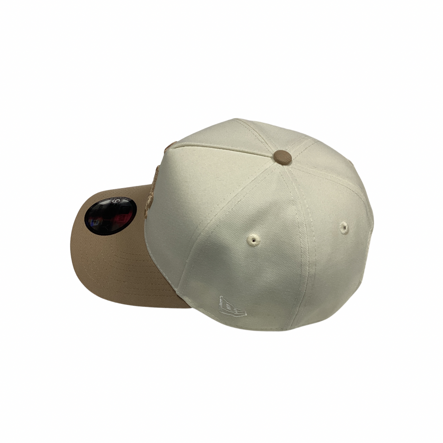 New Era 9FORTY SnapBack Hat - Cream & Gold LA
