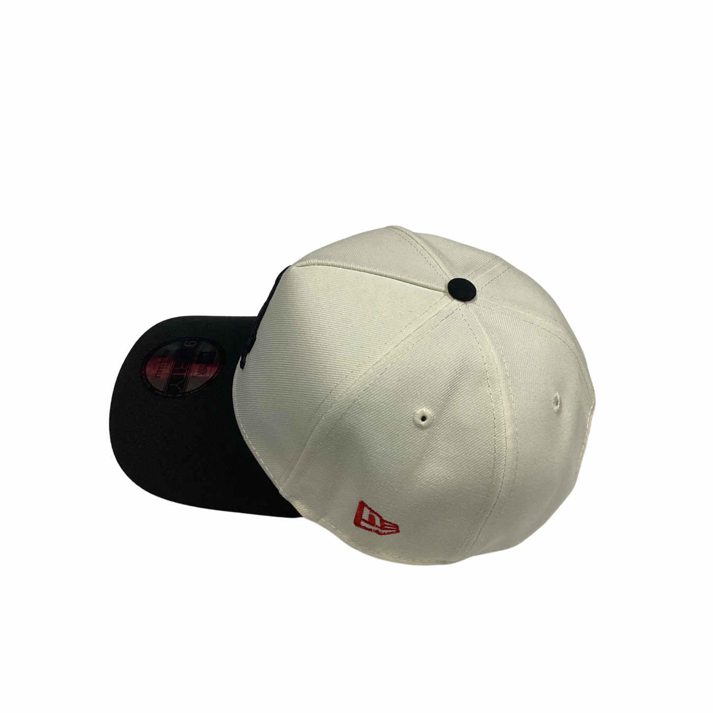 New Era 9FORTY SnapBack Hat - Cream & Black LA