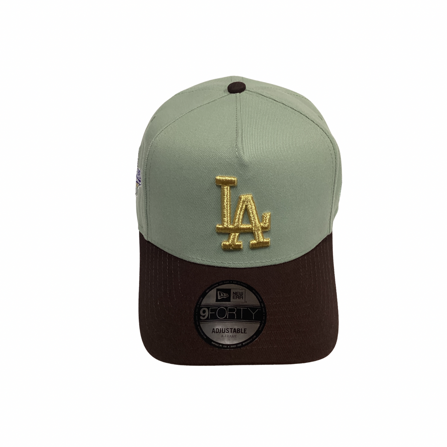 New Era 9FORTY SnapBack Hat - Olive & Brown LA