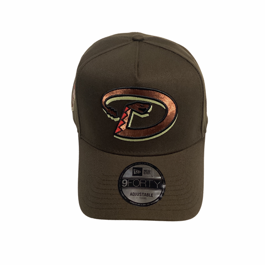 New Era 9FORTY SnapBack Hat - Brown Diamondbacks