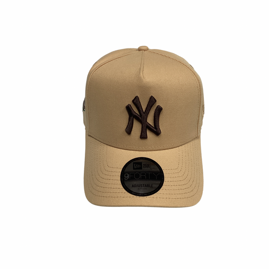 New Era 9FORTY SnapBack Hat - Khaki New York