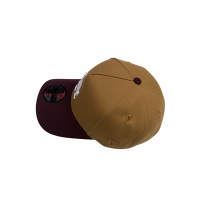 New Era 9FORTY SnapBack Hat - Tan & Brown LA