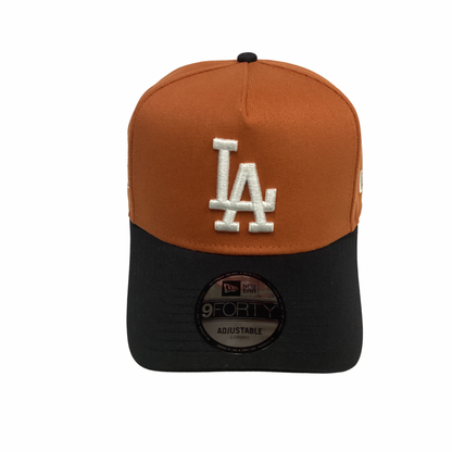 New Era 9FORTY SnapBack Hat - Harvest Brown LA