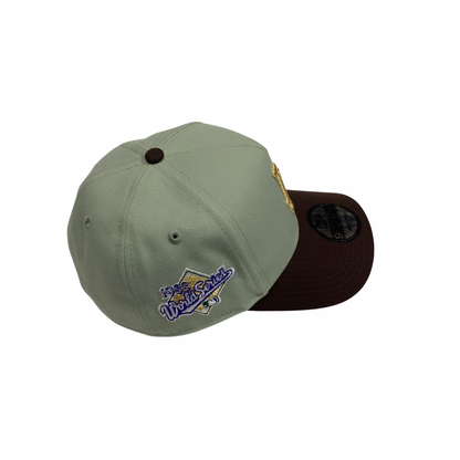 New Era 9FORTY SnapBack Hat - Olive & Brown LA