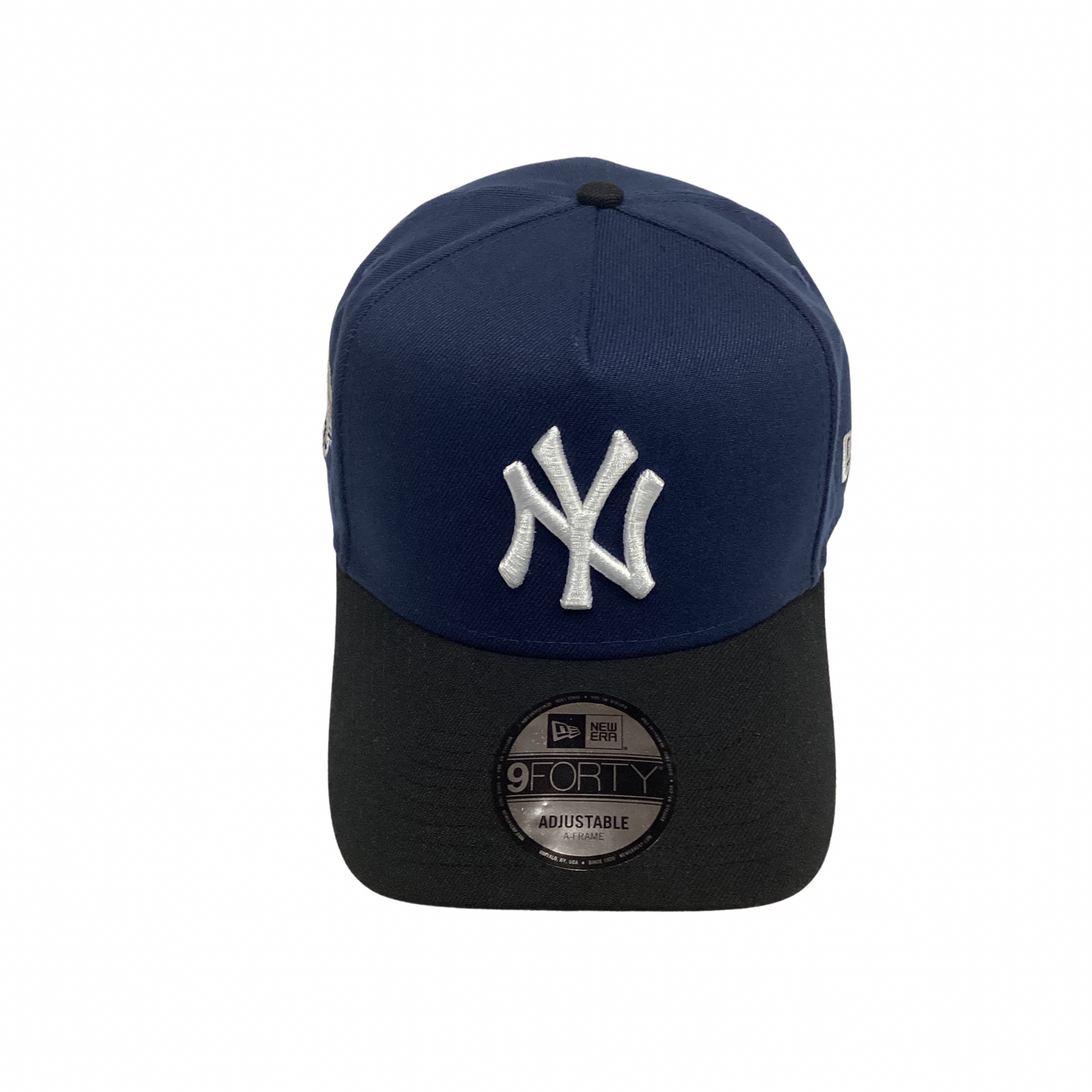 New Era 9FORTY SnapBack Hat - Navy & Black New York