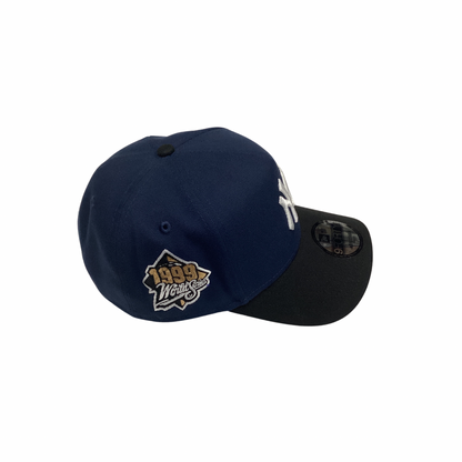 New Era 9FORTY SnapBack Hat - Navy & Black New York