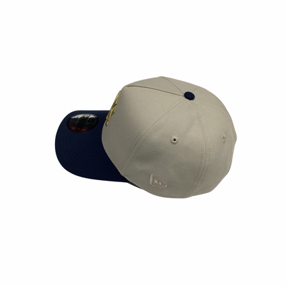 New Era 9FORTY SnapBack Hat - Tan & Navy New York