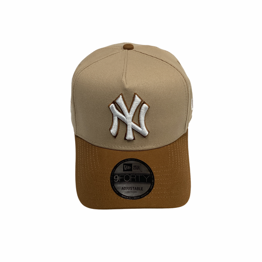 New Era 9FORTY SnapBack Hat - Tan & Khaki