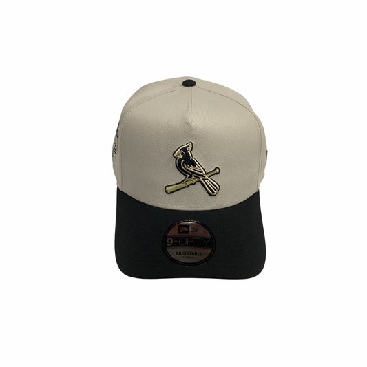 New Era 9FORTY SnapBack Hat - Cream Blue Jay