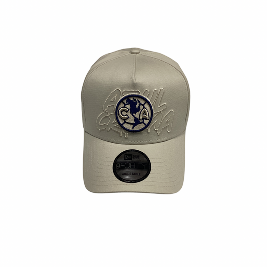 New Era 9FORTY SnapBack Hat - Cream Americá